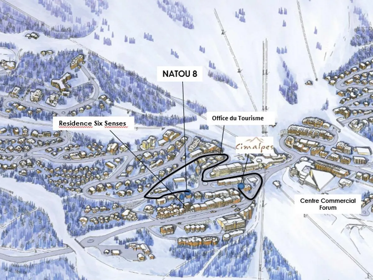 Apartamento Duplex De Standing Pour 6 Pers. Au Centre De Courchevel, Pres Des Pistes - Fr-1-564-36